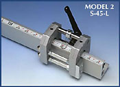 Basic saw stop unit for 45 degree cuts